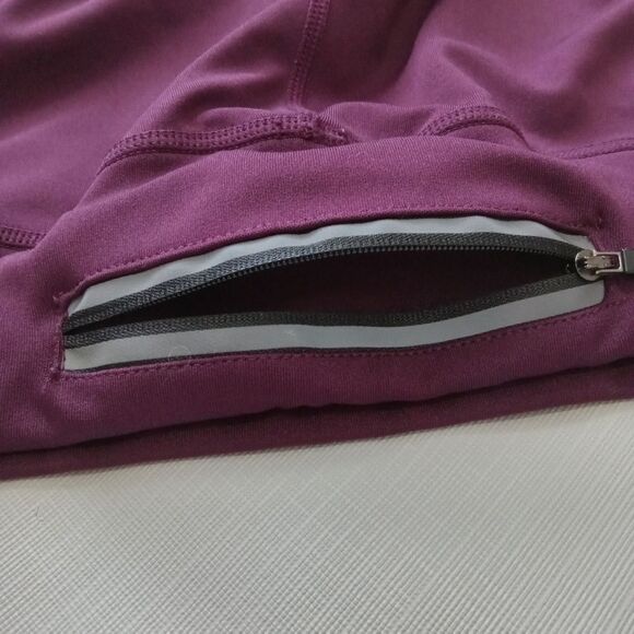 RAG High Waisted Mesh Panels Capri Length Plus Size Active Leggings Women's 2X - Picture 6 of 12